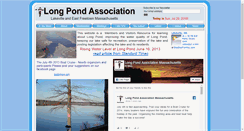 Desktop Screenshot of longpondassociation.org
